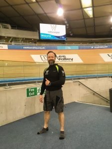 waltonwagner cycling at the Olympic Park Nick Walton ready to go