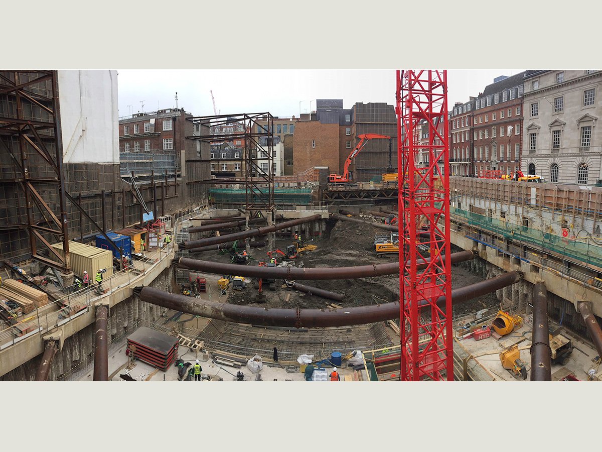 1 Grosvenor Square London - construction site